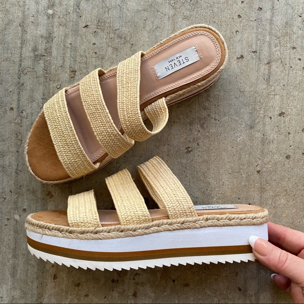 Steven | New York Lancey Platform Slides Sandals … - image 2